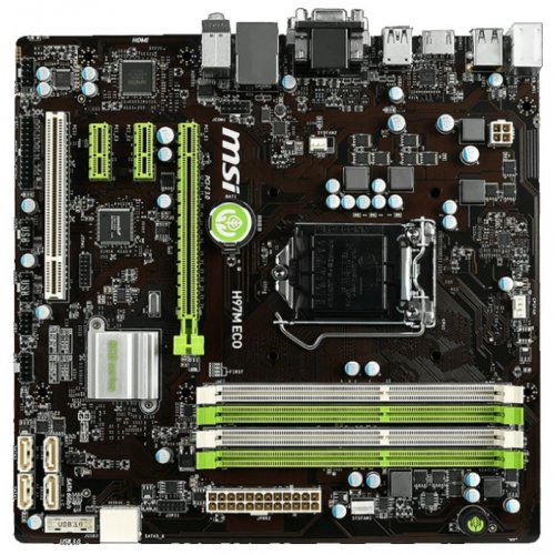 Продать Материнская плата MSI H97M ECO (s1150, Intel H97) по Trade-In интернет-магазине Телемарт - Киев, Днепр, Украина фото