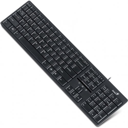 Купити Клавіатура Genius SlimStar 120 USB (31300713104) - ціна в Києві, Львові, Вінниці, Хмельницькому, Франківську, Україні | інтернет-магазин TELEMART.UA фото