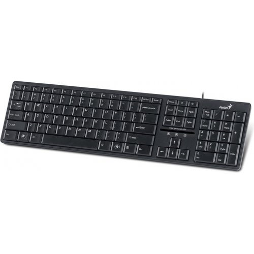 Купити Клавіатура Genius SlimStar 120 USB (31300713104) - ціна в Києві, Львові, Вінниці, Хмельницькому, Франківську, Україні | інтернет-магазин TELEMART.UA фото