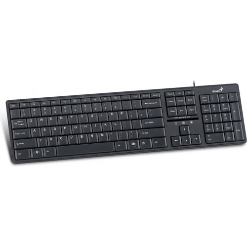Купити Клавіатура Genius SlimStar 120 USB (31300713104) - ціна в Києві, Львові, Вінниці, Хмельницькому, Франківську, Україні | інтернет-магазин TELEMART.UA фото