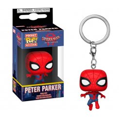 Брелок Funko Pop! Марвел: Человек-паук: Питер Паркер (34446)