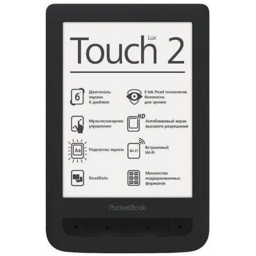 Електронна книга PocketBook 626 Touch Lux 2 Black купити в Україні | Telemart фото