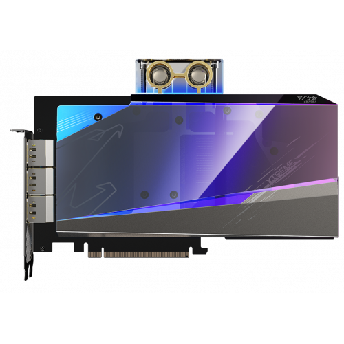 Продать Видеокарта Gigabyte GeForce RTX 3080 XTREME WATERFORCE WB 10240MB (GV-N3080AORUSX WB-10GD) по Trade-In интернет-магазине Телемарт - Киев, Днепр, Украина фото