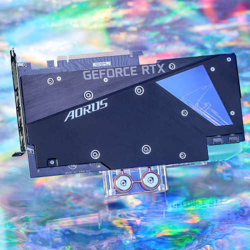 Продать Видеокарта Gigabyte GeForce RTX 3080 XTREME WATERFORCE WB 10240MB (GV-N3080AORUSX WB-10GD) по Trade-In интернет-магазине Телемарт - Киев, Днепр, Украина фото
