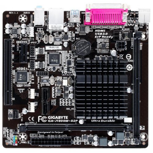 Продати Материнська плата Gigabyte GA-J1800M-D2P (Intel J1800) за Trade-In у інтернет-магазині Телемарт - Київ, Дніпро, Україна фото