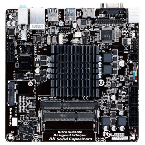 Продати Материнська плата Gigabyte GA-J1900N-D2H (Intel J1900) за Trade-In у інтернет-магазині Телемарт - Київ, Дніпро, Україна фото