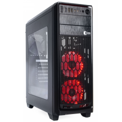 Корпус QUBE QBR09 без БП (QBR09_WRNU3) Black