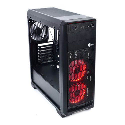 Корпус QUBE QBR09 без БП (QBR09_WRNU3) Black купити в Україні: Київ, Львів, Хмельницький, Тернопіль, Івано-Франківськ | Перевірка сумісності, низька ціна, відгуки, характеристики від TELEMART фото