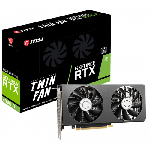 Продать Видеокарта MSI GeForce RTX 3060 Ti TWIN FAN 8192MB (RTX 3060 Ti TWIN FAN) по Trade-In интернет-магазине Телемарт - Киев, Днепр, Украина фото