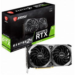 Відеокарта MSI GeForce RTX 3060 Ti VENTUS 2X 8192MB (RTX 3060 Ti VENTUS 2X)