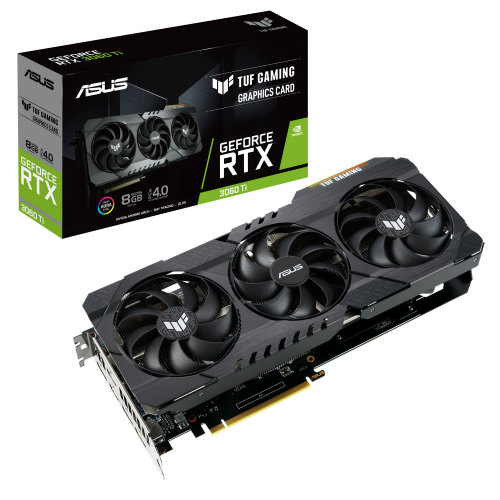 Продать Видеокарта Asus TUF GeForce RTX 3060 Ti Gaming 8192MB (TUF-RTX3060TI-8G-GAMING) по Trade-In интернет-магазине Телемарт - Киев, Днепр, Украина фото
