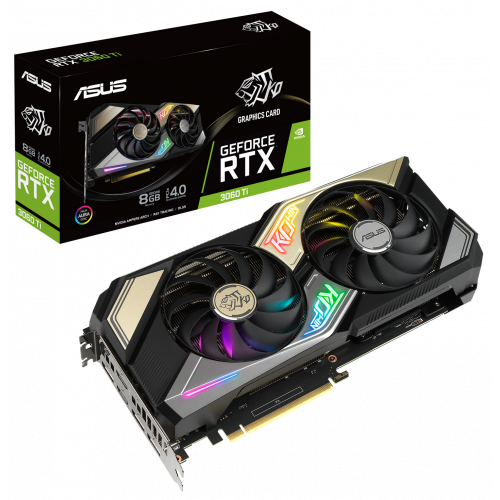 Продать Видеокарта Asus GeForce RTX 3060 Ti KO Gaming 8192MB (KO-RTX3060TI-8G-GAMING) по Trade-In интернет-магазине Телемарт - Киев, Днепр, Украина фото