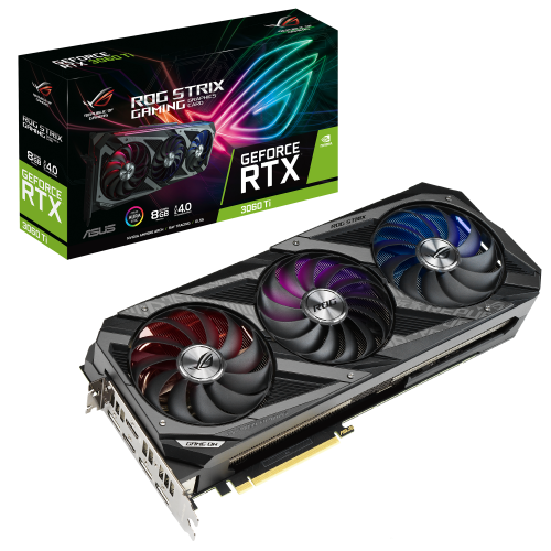 Продати Відеокарта Asus ROG GeForce RTX 3060 Ti STRIX 8192MB (ROG-STRIX-RTX3060TI-8G-GAMING) за Trade-In у інтернет-магазині Телемарт - Київ, Дніпро, Україна фото