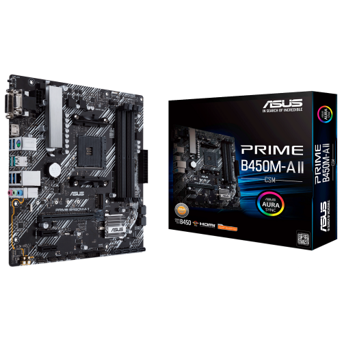 Продати Материнська плата Asus PRIME B450M-A II/CSM (sAM4, AMD B450) за Trade-In у інтернет-магазині Телемарт - Київ, Дніпро, Україна фото