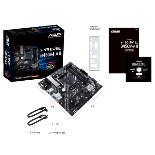 Продати Материнська плата Asus PRIME B450M-A II/CSM (sAM4, AMD B450) за Trade-In у інтернет-магазині Телемарт - Київ, Дніпро, Україна фото