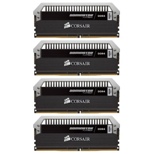 Продати ОЗП Corsair DDR4 16GB (4x4GB) 2666MHz Dominator Platinum (CMD16GX4M4A2666C15) за Trade-In у інтернет-магазині Телемарт - Київ, Дніпро, Україна фото