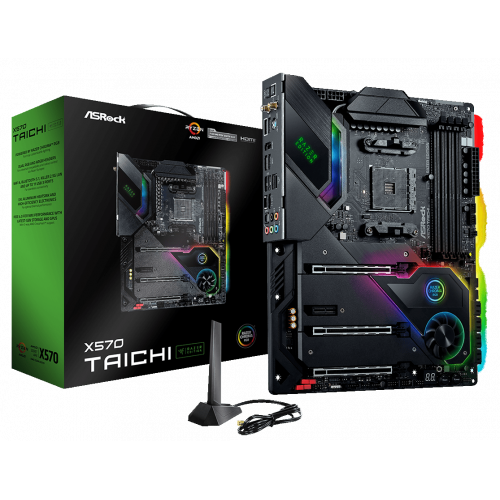Фото Материнская плата AsRock X570 Taichi Razer Edition (sAM4, AMD X570)