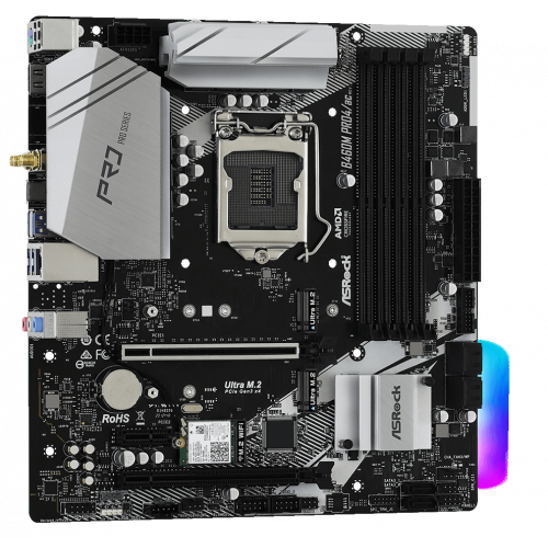Продать Материнская плата AsRock B460M Pro4/ac (s1200, Intel B460) по Trade-In интернет-магазине Телемарт - Киев, Днепр, Украина фото