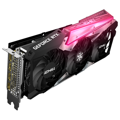 Продать Видеокарта Inno3D GeForce RTX 3060 Ti ICHILL X3 RED 8192MB (C306T3-08D6X-1671VA39) по Trade-In интернет-магазине Телемарт - Киев, Днепр, Украина фото