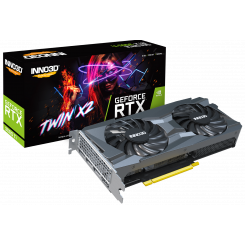 Видеокарта Inno3D GeForce RTX 3060 Ti TWIN X2 OC 8192MB (N306T2-08D6X-1190VA32D)