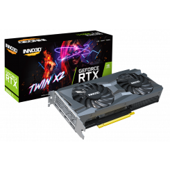 Відеокарта Inno3D GeForce RTX 3060 Ti TWIN X2 8192MB (N306T2-08D6-1190VA32D)