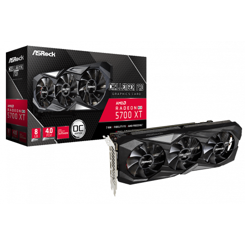Продать Видеокарта AsRock Radeon RX 5700 XT Challenger Pro OC 8192MB (RX5700XT CLP 8GO) по Trade-In интернет-магазине Телемарт - Киев, Днепр, Украина фото