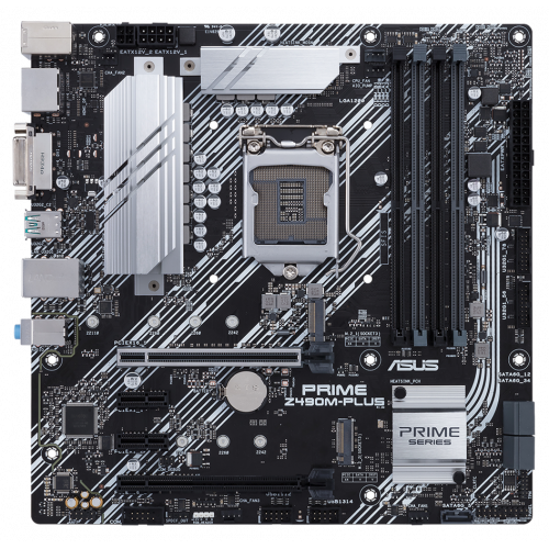 Продать Материнская плата Asus PRIME Z490M-PLUS/CSM (s1200, Intel Z490) по Trade-In интернет-магазине Телемарт - Киев, Днепр, Украина фото