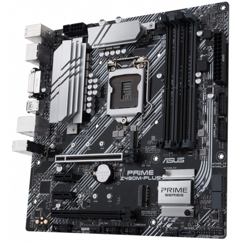 Продать Материнская плата Asus PRIME Z490M-PLUS/CSM (s1200, Intel Z490) по Trade-In интернет-магазине Телемарт - Киев, Днепр, Украина фото