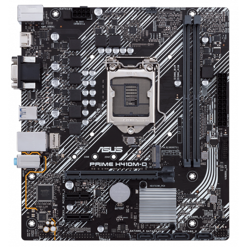 Продать Материнская плата Asus PRIME H410M-D/CSM (s1200, Intel H410) по Trade-In интернет-магазине Телемарт - Киев, Днепр, Украина фото