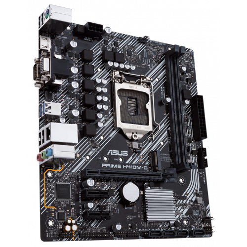Продать Материнская плата Asus PRIME H410M-D/CSM (s1200, Intel H410) по Trade-In интернет-магазине Телемарт - Киев, Днепр, Украина фото