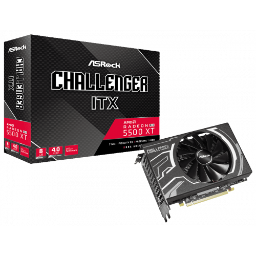 Продати Відеокарта AsRock Radeon RX 5500 XT Challenger ITX 8192MB (RX5500XT CLI 8G) за Trade-In у інтернет-магазині Телемарт - Київ, Дніпро, Україна фото
