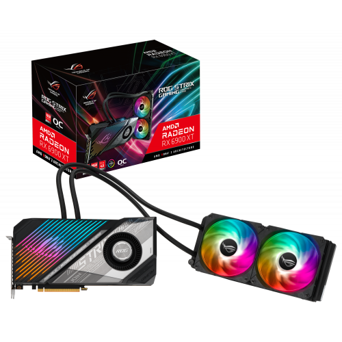 Продати Відеокарта Asus ROG Radeon RX 6900 XT STRIX LC OC 16384MB (ROG-STRIX-LC-RX6900XT-O16G-GAMING) за Trade-In у інтернет-магазині Телемарт - Київ, Дніпро, Україна фото
