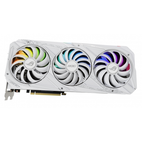 Продать Видеокарта Asus ROG GeForce RTX 3070 STRIX White 8192MB (ROG-STRIX-RTX3070-8G-WHITE) по Trade-In интернет-магазине Телемарт - Киев, Днепр, Украина фото