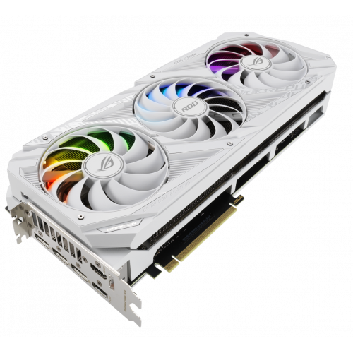 Продать Видеокарта Asus ROG GeForce RTX 3090 STRIX OC White 24576MB (ROG-STRIX-RTX3090-O24G-WHITE) по Trade-In интернет-магазине Телемарт - Киев, Днепр, Украина фото