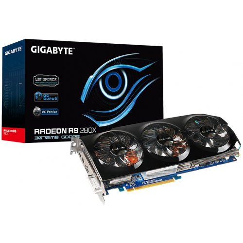 Продать Видеокарта Gigabyte Radeon R9 280X 3072MB (GV-R928XWF3-3GD) по Trade-In интернет-магазине Телемарт - Киев, Днепр, Украина фото