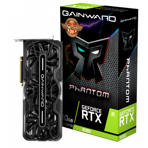 Продати Відеокарта Gainward GeForce RTX 3080 Phantom "GS" 10240MB (471056224-2140) за Trade-In у інтернет-магазині Телемарт - Київ, Дніпро, Україна фото