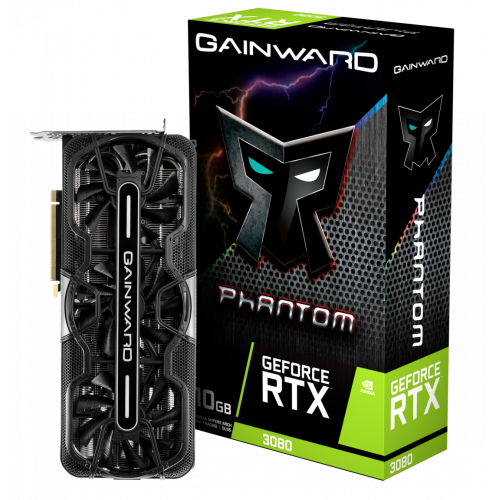 Продать Видеокарта Gainward GeForce RTX 3080 Phantom 10240MB (471056224-2119) по Trade-In интернет-магазине Телемарт - Киев, Днепр, Украина фото