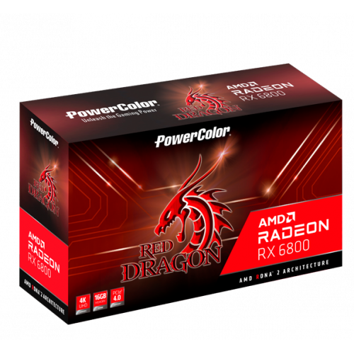 Продать Видеокарта PowerColor Radeon RX 6800 Red Dragon OC 16384MB (AXRX 6800 16GBD6-3DHR/OC) по Trade-In интернет-магазине Телемарт - Киев, Днепр, Украина фото