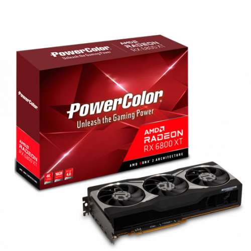Продати Відеокарта PowerColor Radeon RX 6800 XT 16384MB (AXRX 6800XT 16GBD6-M2DHC) за Trade-In у інтернет-магазині Телемарт - Київ, Дніпро, Україна фото