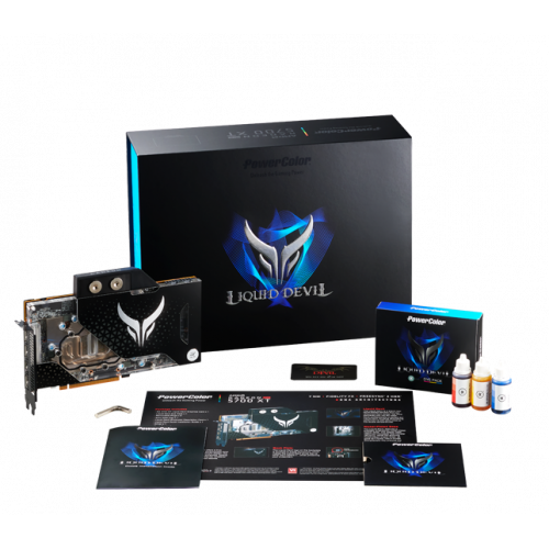 Продать Видеокарта PowerColor Radeon RX 5700 XT Liquid Devil OC 8192MB (AXRX 5700 XT 8GBD6-WDH/OC) по Trade-In интернет-магазине Телемарт - Киев, Днепр, Украина фото