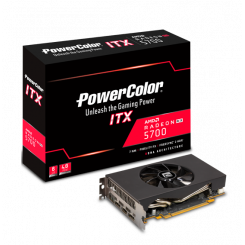 Видеокарта PowerColor Radeon RX 5700 ITX 8192MB (AXRX 5700 ITX 8GBD6-2DH)