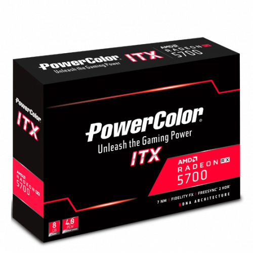 Продать Видеокарта PowerColor Radeon RX 5700 ITX 8192MB (AXRX 5700 ITX 8GBD6-2DH) по Trade-In интернет-магазине Телемарт - Киев, Днепр, Украина фото