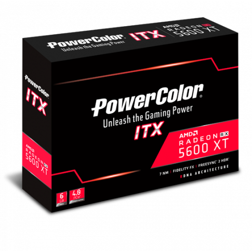 Продать Видеокарта PowerColor Radeon RX 5600 XT 6144MB (AXRX 5600 ITX 6GBD6-2DH) по Trade-In интернет-магазине Телемарт - Киев, Днепр, Украина фото