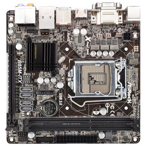 Продати Материнська плата AsRock B85M-ITX (s1150, Intel B85) за Trade-In у інтернет-магазині Телемарт - Київ, Дніпро, Україна фото