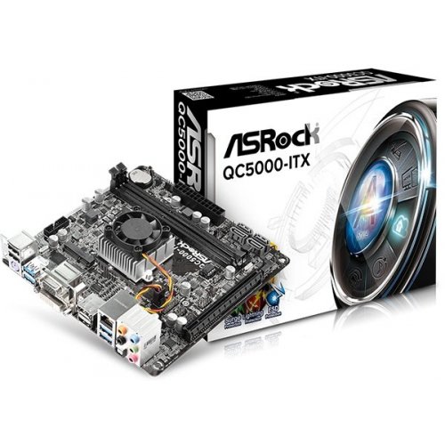 Продать Материнская плата AsRock QC5000-ITX (AMD Kabini) по Trade-In интернет-магазине Телемарт - Киев, Днепр, Украина фото