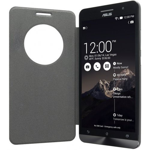 Чохол Чехол Book Flip Cover для ZenFone 6 Black купити в Україні | Telemart фото