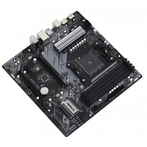 Photo Motherboard AsRock B550M Phantom Gaming 4 (sAM4, AMD B550)