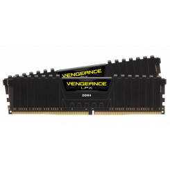 Фото ОЗУ Corsair DDR4 32GB (2x16GB) 3600Mhz Vengeance LPX Black (CMK32GX4M2Z3600C18)