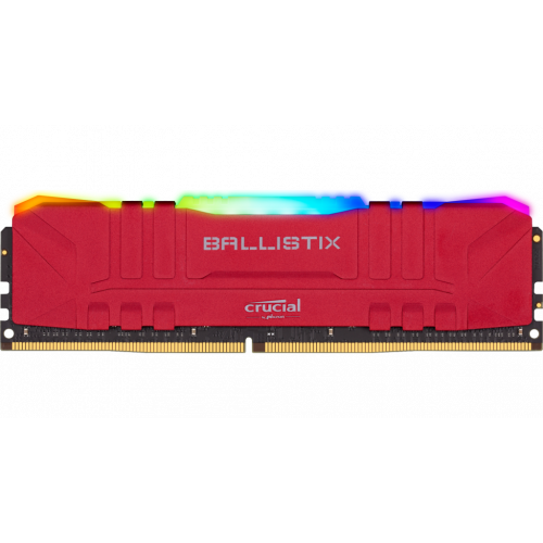 Фото ОЗУ Crucial DDR4 8GB 3200Mhz Ballistix RGB Red (BL8G32C16U4RL)