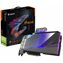 Фото Gigabyte GeForce RTX 3090 XTREME WATERFORCE WB 24576MB (GV-N3090AORUSX WB-24GD)